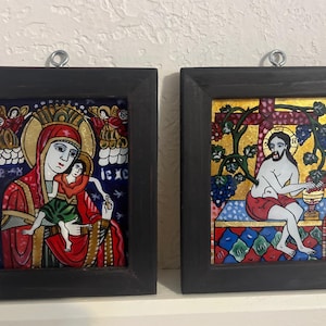 Romanian Icon Glass - Etsy