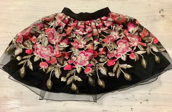 Truly Plissé Floral Ruffle 2-Piece