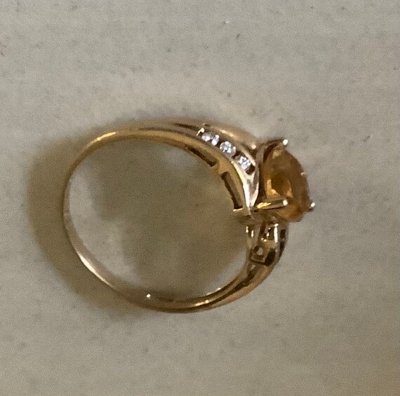 Beautiful Heart Shaped Warm Yellow Citrine solid … - image 8