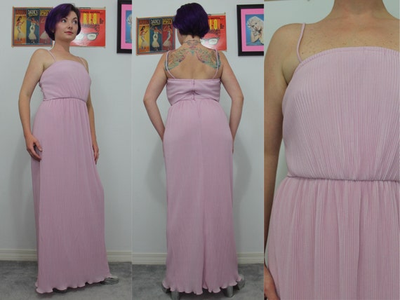 vintage mauve dress