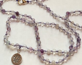 3rd Eye and Crown Chakra Spiritual Window Art. Buddha and Amethyst Crystal Lightcatcher Amethyst Crystal Energy wLotus Flower and Hamsa