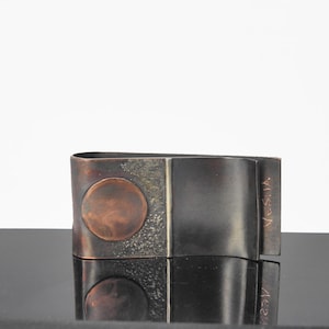 fermasoldi in rame argento, gioielli da uomo d'affari, regalo per papà, regalo per cliente, titolare della carta, regalo di Natale
