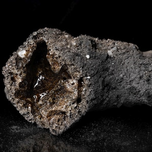 Rare Fulgurite Stem or Petrified Sand and Clay