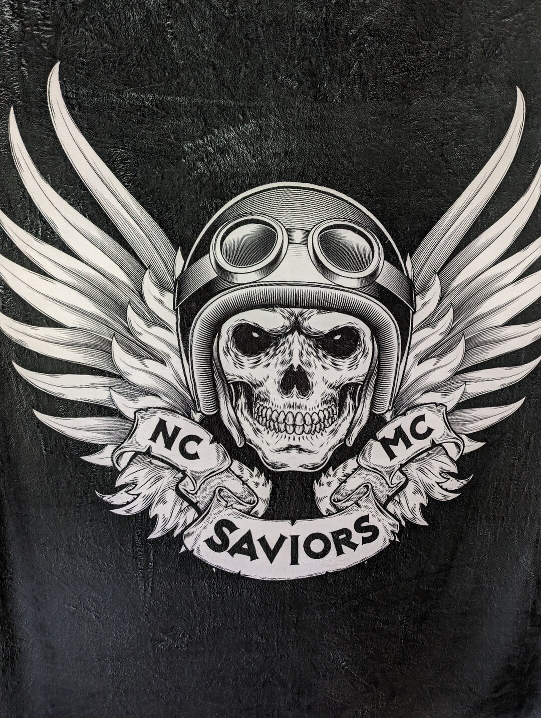 The Saviors MC Rocker Blanket - Etsy