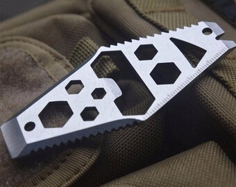 The Jack of All Trades EDC Multitool everyday carry prepper survival tool bear grylls survivorman outside biking cycling camp hike