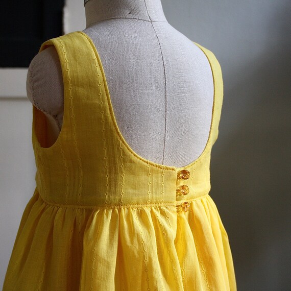 bright yellow flower girl dresses