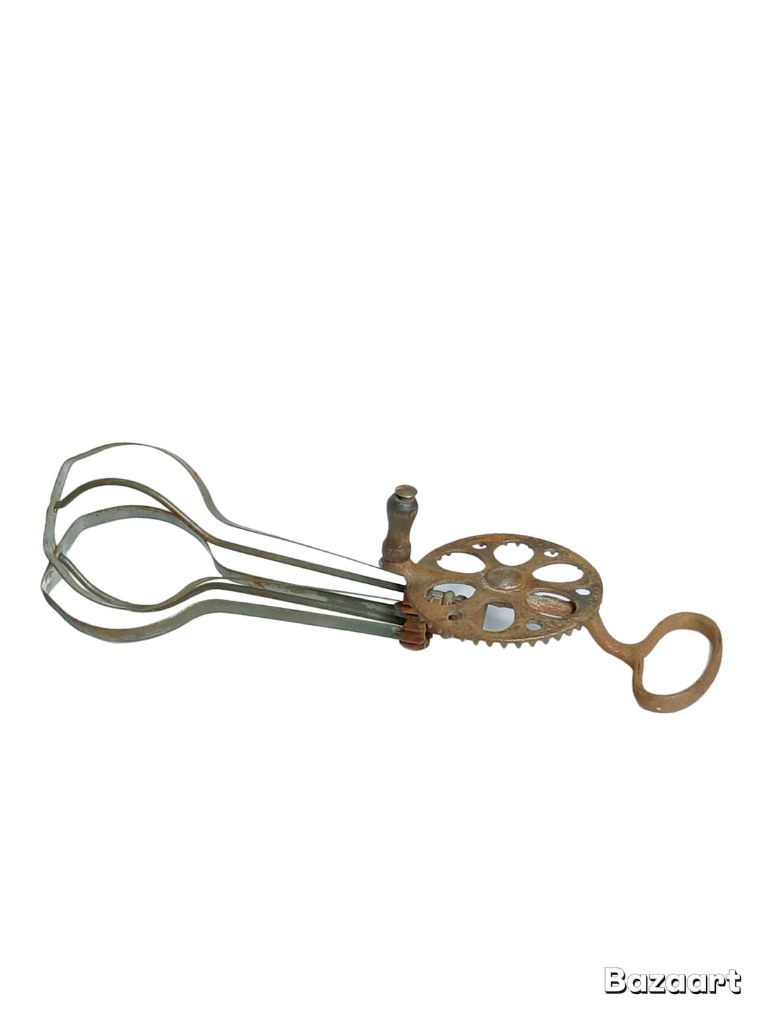 Antique Dover Hand Crank Egg Beater / Vintage Cast Iron Mechanical Hand ...