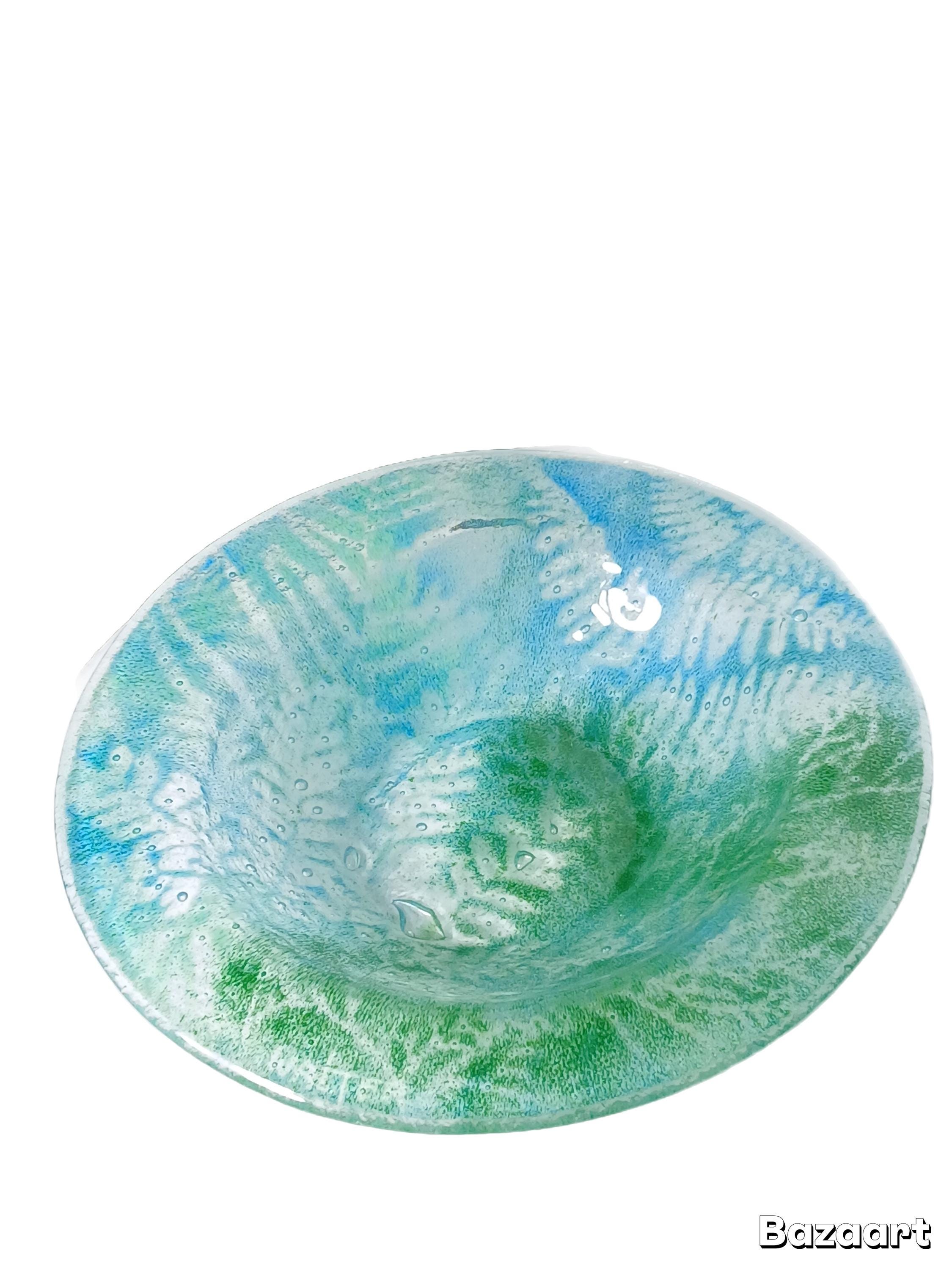 Kiln-formed Art Glass Created by the American Artist Edwin Walter (1918 ...