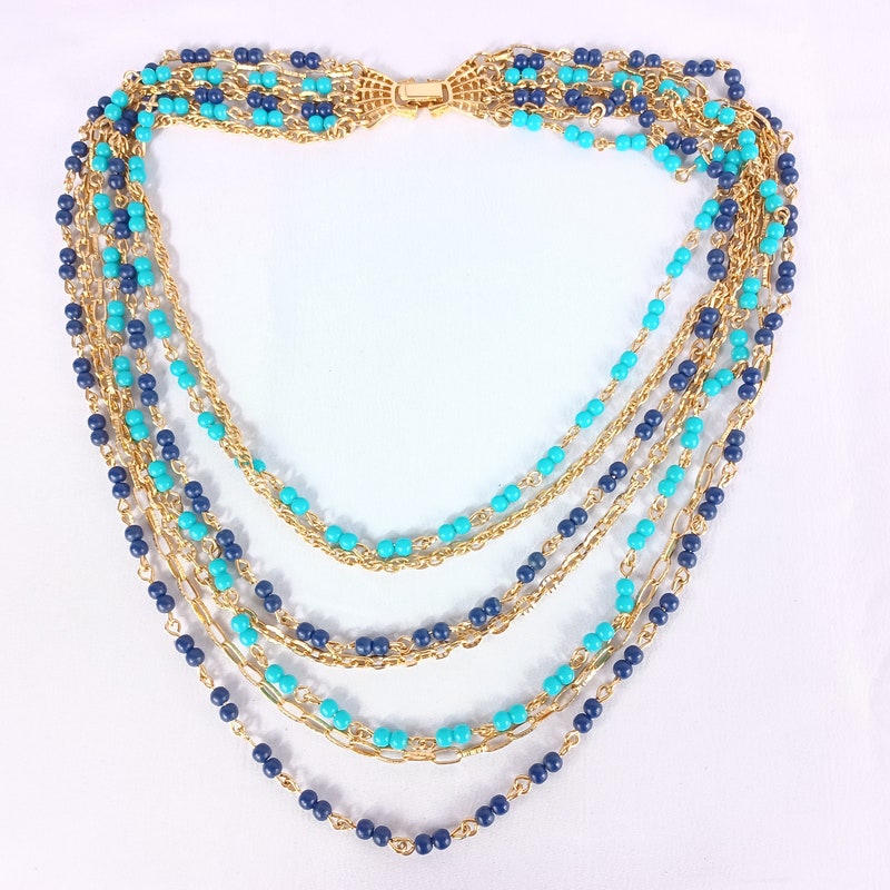 Two Tone Multi-Layer Necklace