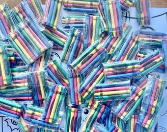 4-pack Crayon Party Favor Birthday School Teacher & Kid Coloring Non-Toxic Crayon Individually Packed Crayon Bulk Crayon Wedding Kid Favors