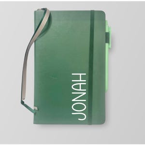 Cuaderno de tapa dura con nombre personalizado para cumpleaños de niño, regalo de graduación, escuela, universidad, pequeña empresa, bolígrafo sentimental esencial.