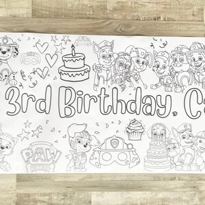 Bluey coloring banner frozen paw patrol toy story Minnie Mouse Mickey Mouse