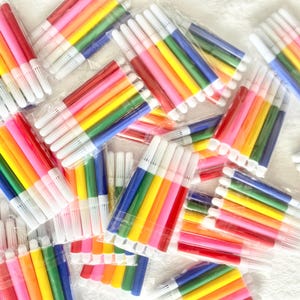 6-pack Marker Kit Favor for Goodie Bag Wedding Favor Kid Birthday Party Toddler Art Craft Teacher Gift Preschool Classroom Children Bulk