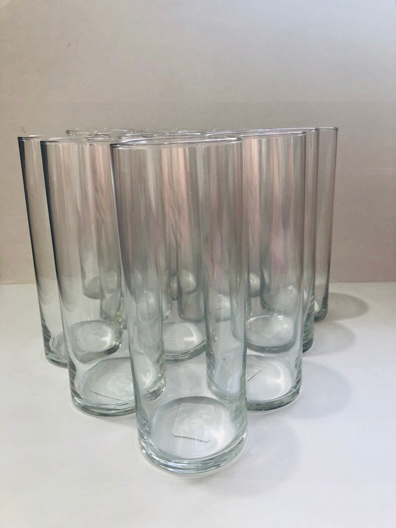 9" and 7 3" tall glass cylinder vases Ready to ship wedding decor home decor diy flower vase candle holder 3 5" opening 9 and 73 tall glass cylinder vases ready