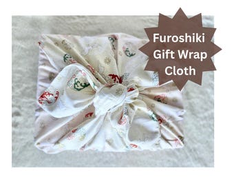 Printed Furoshiki Japanese Traditional Wrapping Cloth Eco