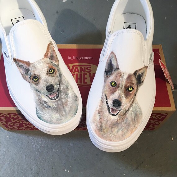 custom dog vans shoes