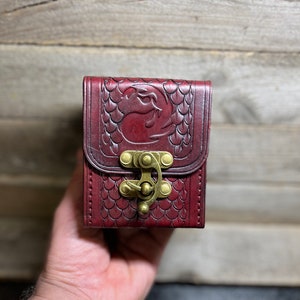 Coffret de pont en cuir sang de boeuf pour jeu MTG, coffret de deck de jeu, dans 100 cartes avec pochette, coffret de deck Commander, étui pour cartes, coffret de deck magique