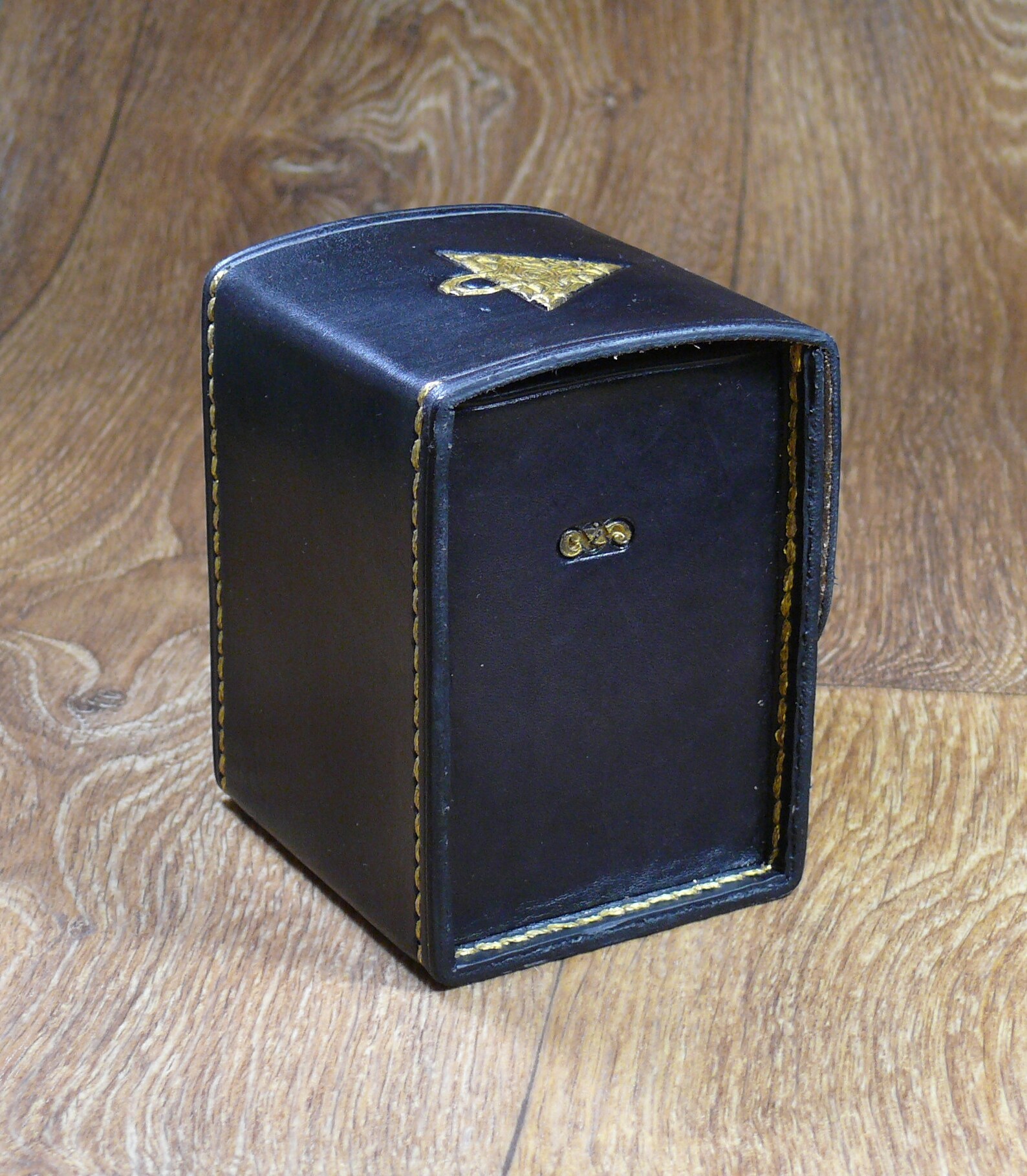 MTG Deck Box Gold Millennium Puzzle YuGiOh Leather Deck Etsy