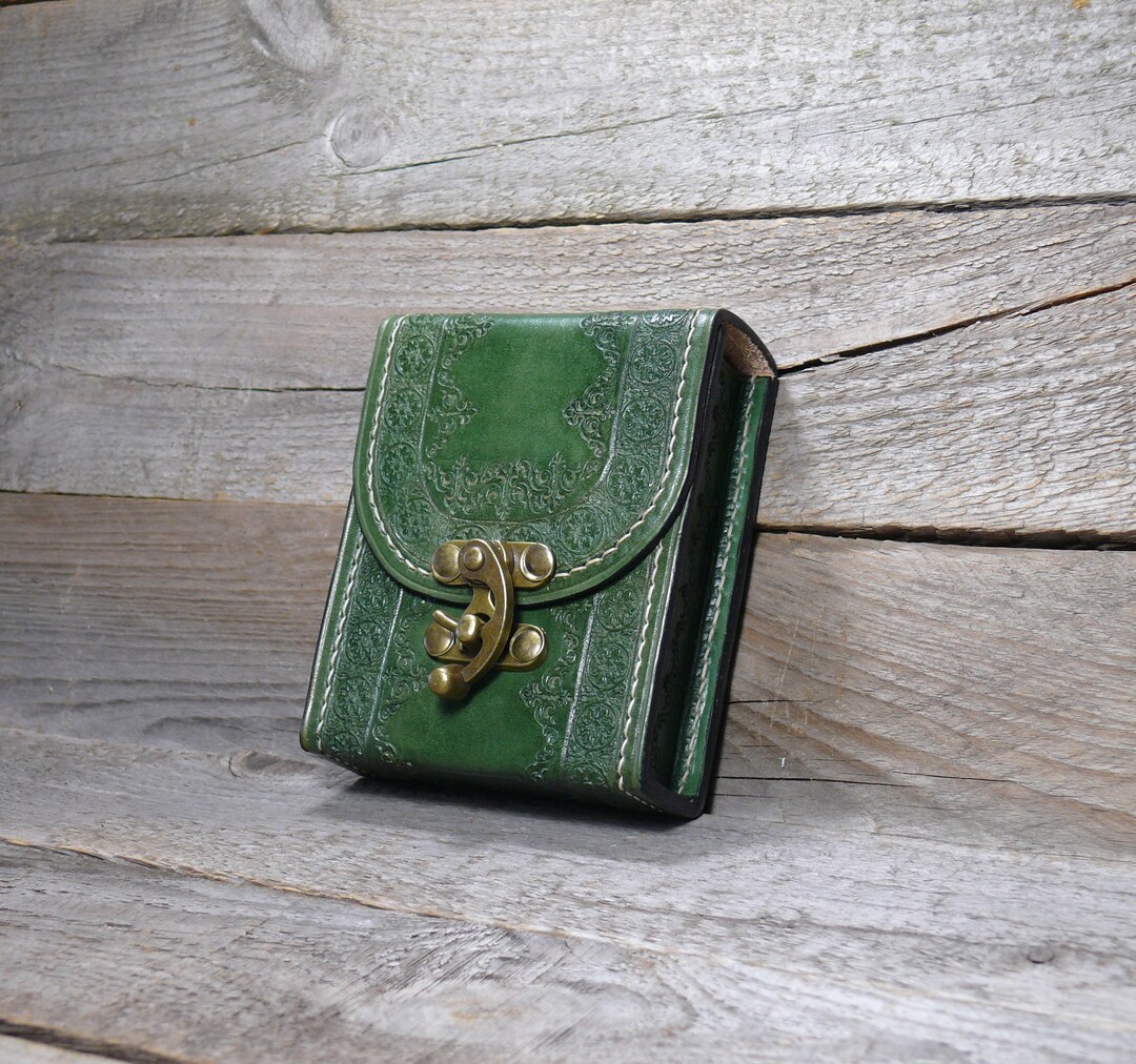 Game Deck Box leather Deck Box in 60 Sleeves Cards magic Etsy