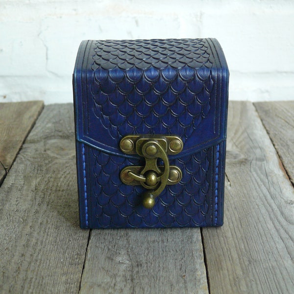 Leder MTG Deck Box: MTG Kartenetui für 100 Karten mit Schutzhülle