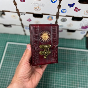 Tarot bag Original Rider Waite Tarot leather case Leather pouch Tarot Card holder Leather bag