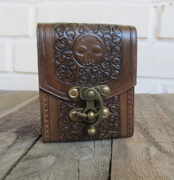 Leather Deck Box for MTG Game ,game Deck Box ,in 100 Sleeved Cards