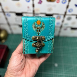 MTG ゲーム用レザーデッキボックス、ゲームデッキボックス、スリーブカード 100 枚入り、コマンダーデッキボックス、カードケース、マジックデッキボックス