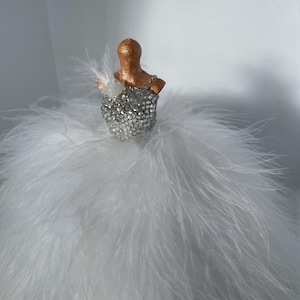 12th Scale Dolls House Miniature Crystal Swan.