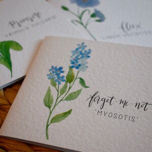 Set van 3 Britse Wildflower Cards