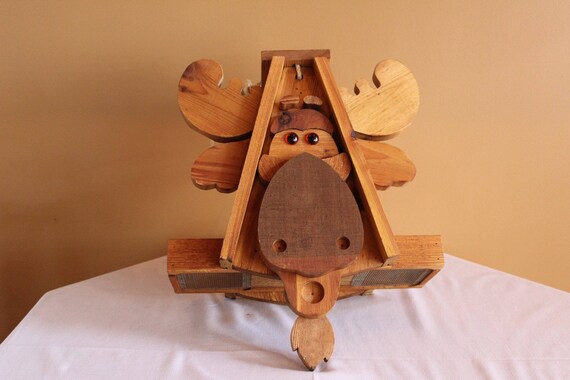 Moose Bird Feeder Etsy