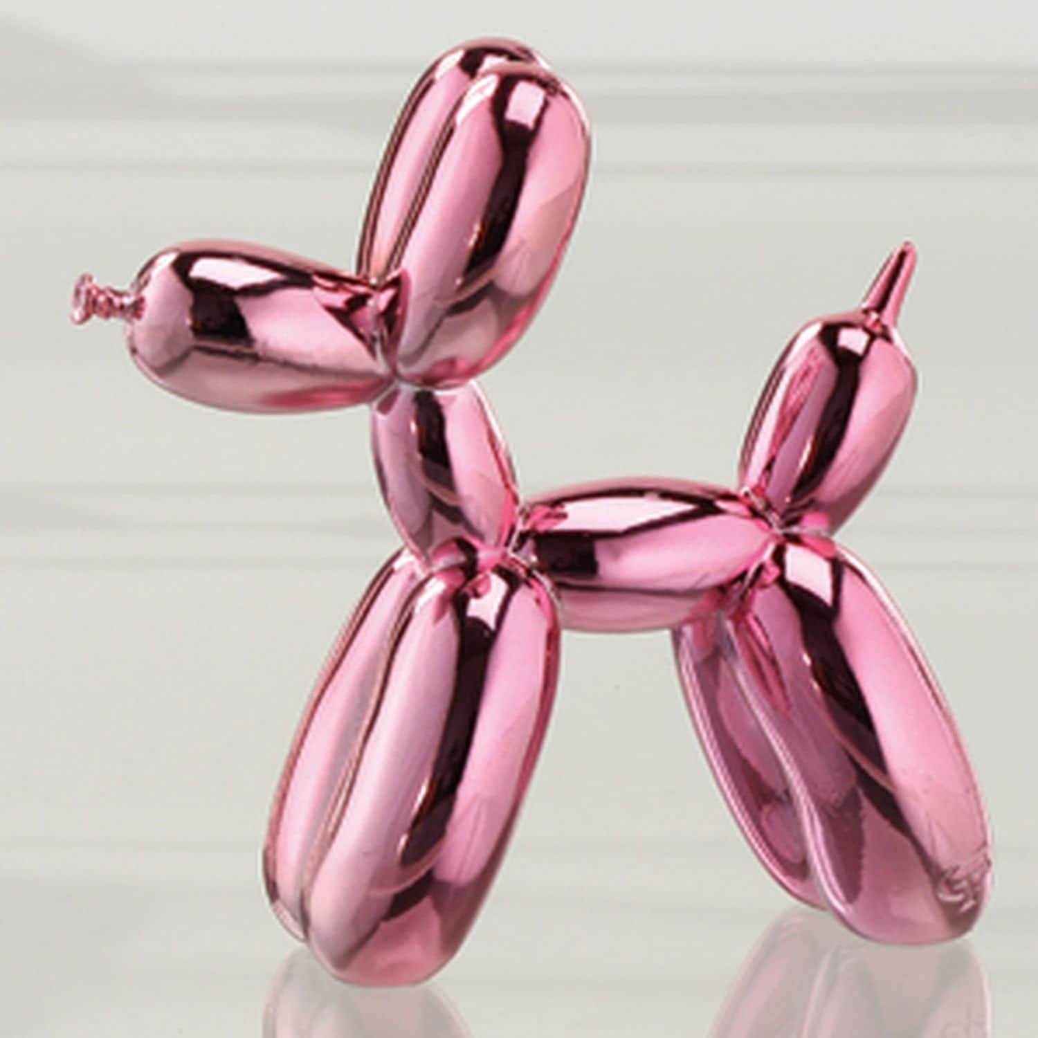 Balloon Dogs- Pink Metallic finish/ Home decor/ Fine craft/ Perfect gift/