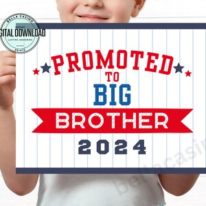 Big Brother Announcement Sign Printable Big Brother Sign - Etsy