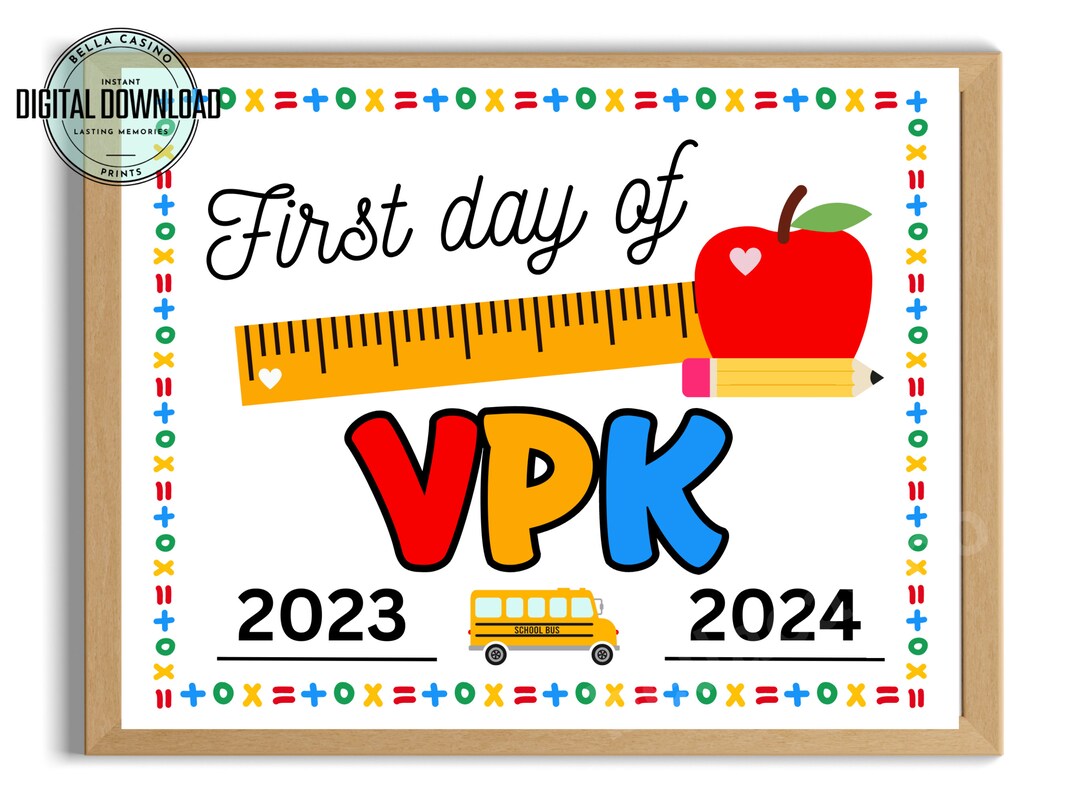 first-day-of-vpk-grade-sign-first-day-of-school-sign-etsy