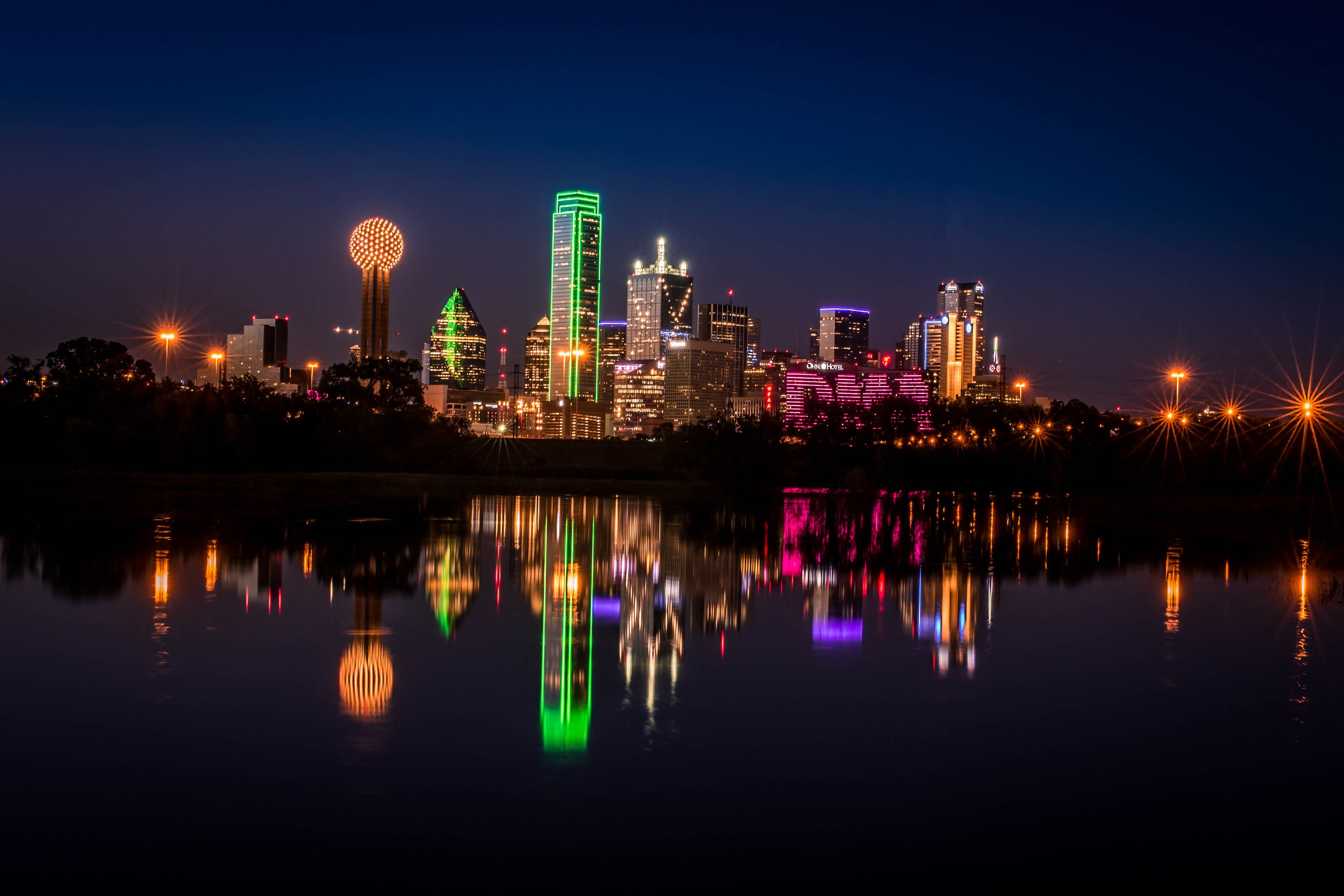 Dallas Skyline, Professional landscape photography, skyline photography, Dallas