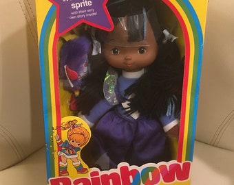 1983 Rainbow Brite Indigo Doll & Hammy Sprite by Mattel - New in Box