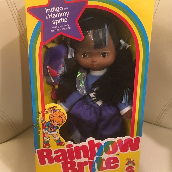 Poupée Rainbow Brite – Indigo, 23cm, Mattel, Boîte Canadienne