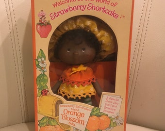 1980 Kenner Strawberry Shortcake Orange Blossom Doll- New in box
