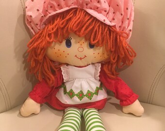 1980 Strawberry Shortcake Plush Doll by Kenner