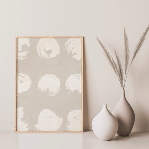 Minimalist Abstract Printable Wall Art, Boho Art Print, Neutral Wall Art, Beige Art Print, Abstract Art Print Digital, Instant Download