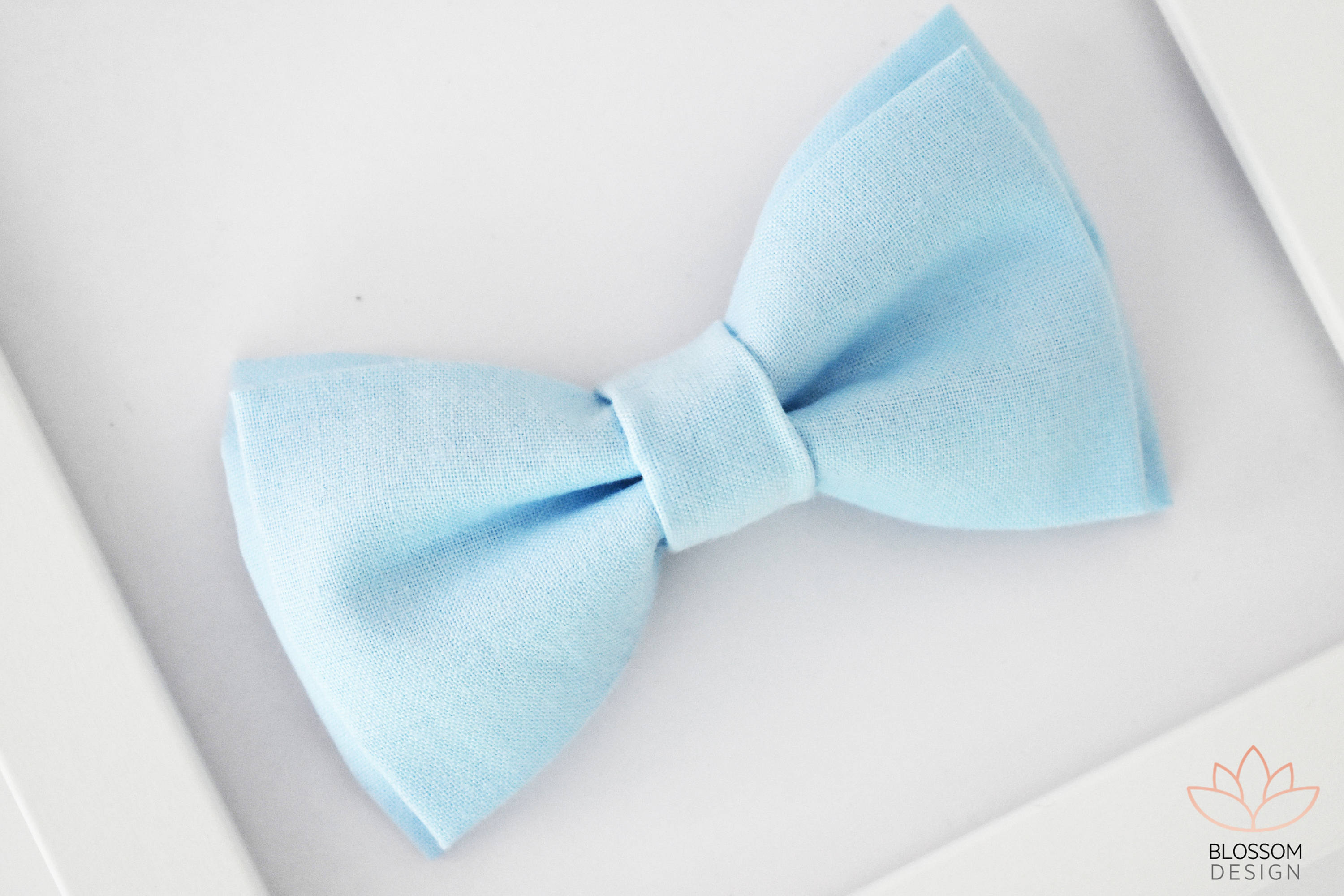 Baby Blue Bow Tie Light Blue Bow Tie Clip on Bow Tie Boys - Etsy