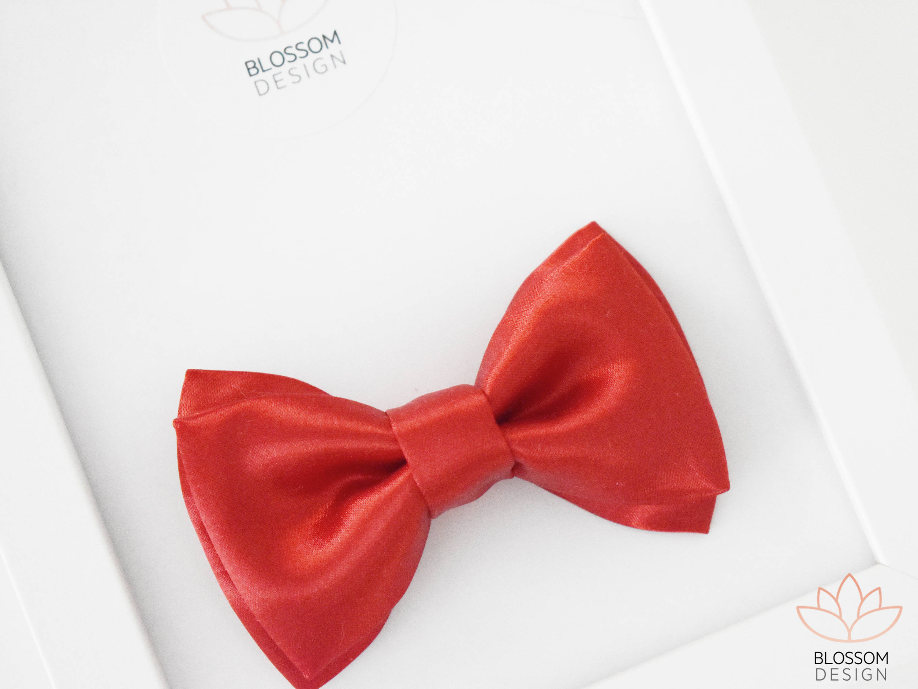 Red Satin Bow Tie Red Clip on Bow Tie Boys Photo Prop Red Etsy UK