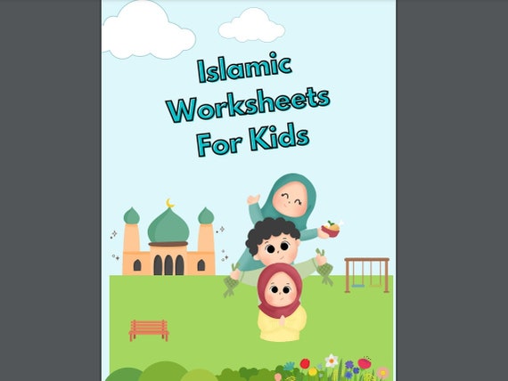 Islamic Worksheets for Children Printable Worksheet - Etsy