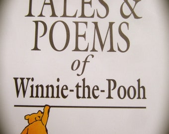 1st Edition Hard Cover Illustrated Winnie-the-Pooh Children's Book c 1996