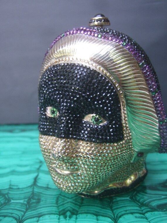 JUDITH LEIBER Exquisite Crystal Encrusted Figural 