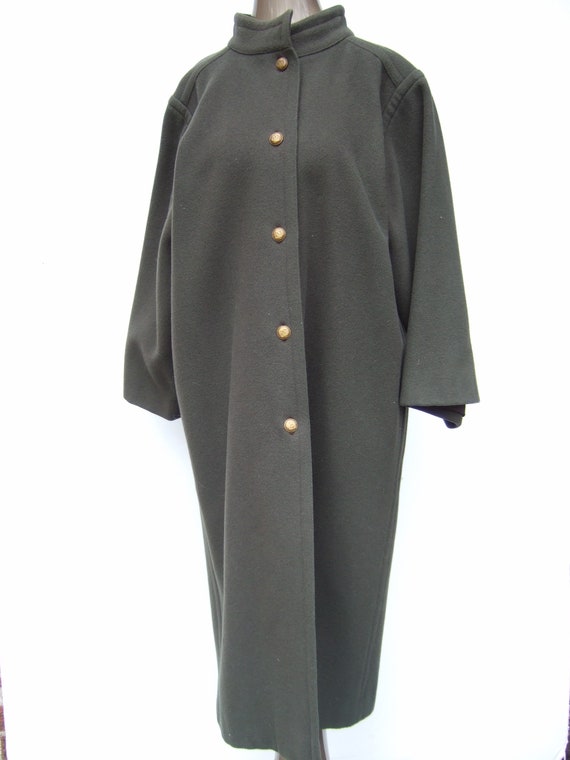 CHANEL Creations Chic Gray - Brown Heavy Wool Coat