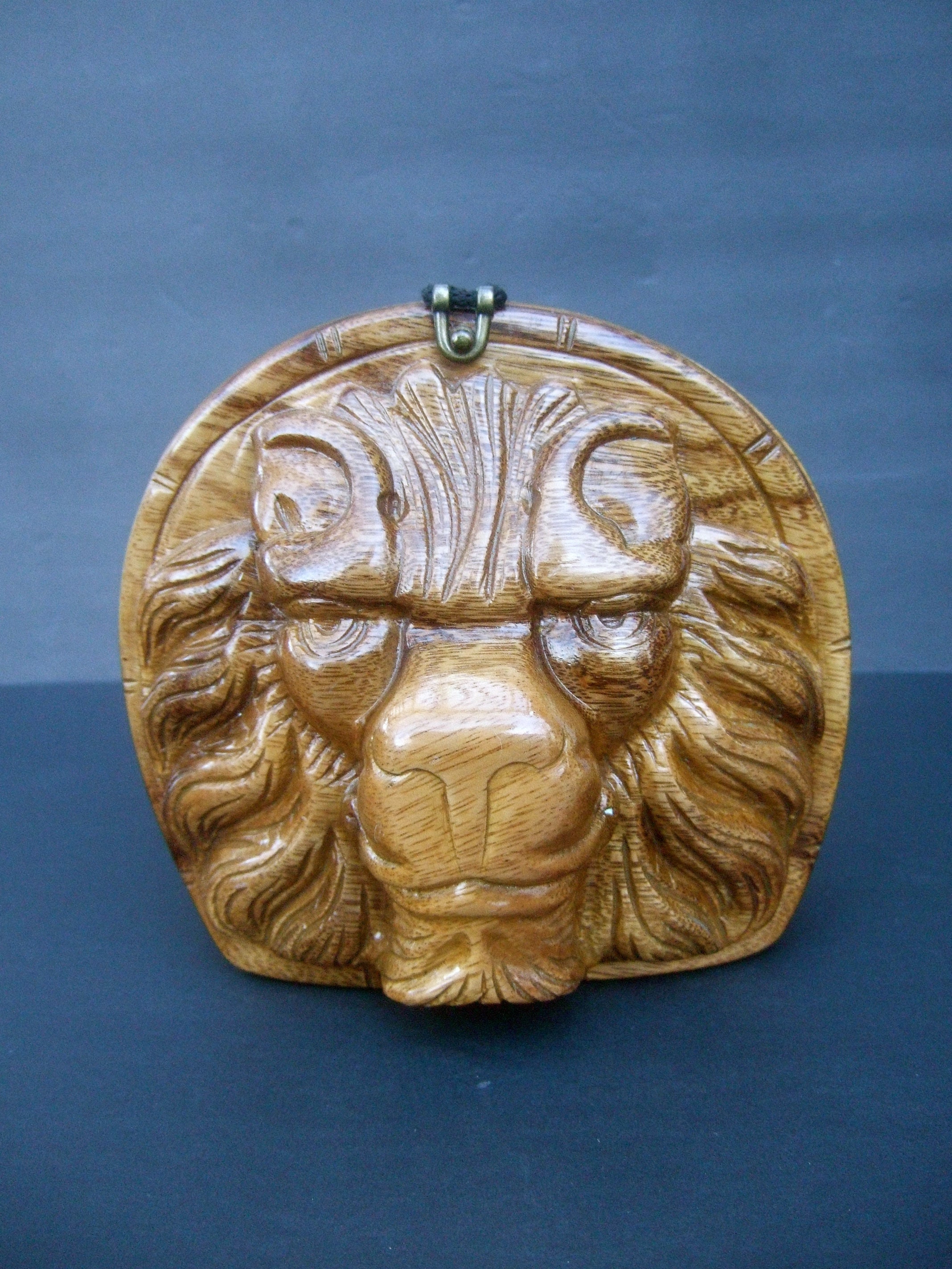 Timmy Woods Beverly Hills Carved Wood Artisan Lion Shoulder Bag - Etsy