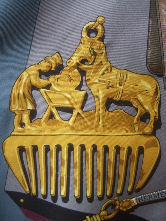 HERMES' PARIS Luxurious Silk Equestrian Bridals B… - image 6