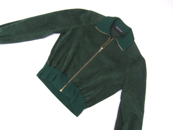 c1982 Hot Pink Suede Studded Halston Jacket