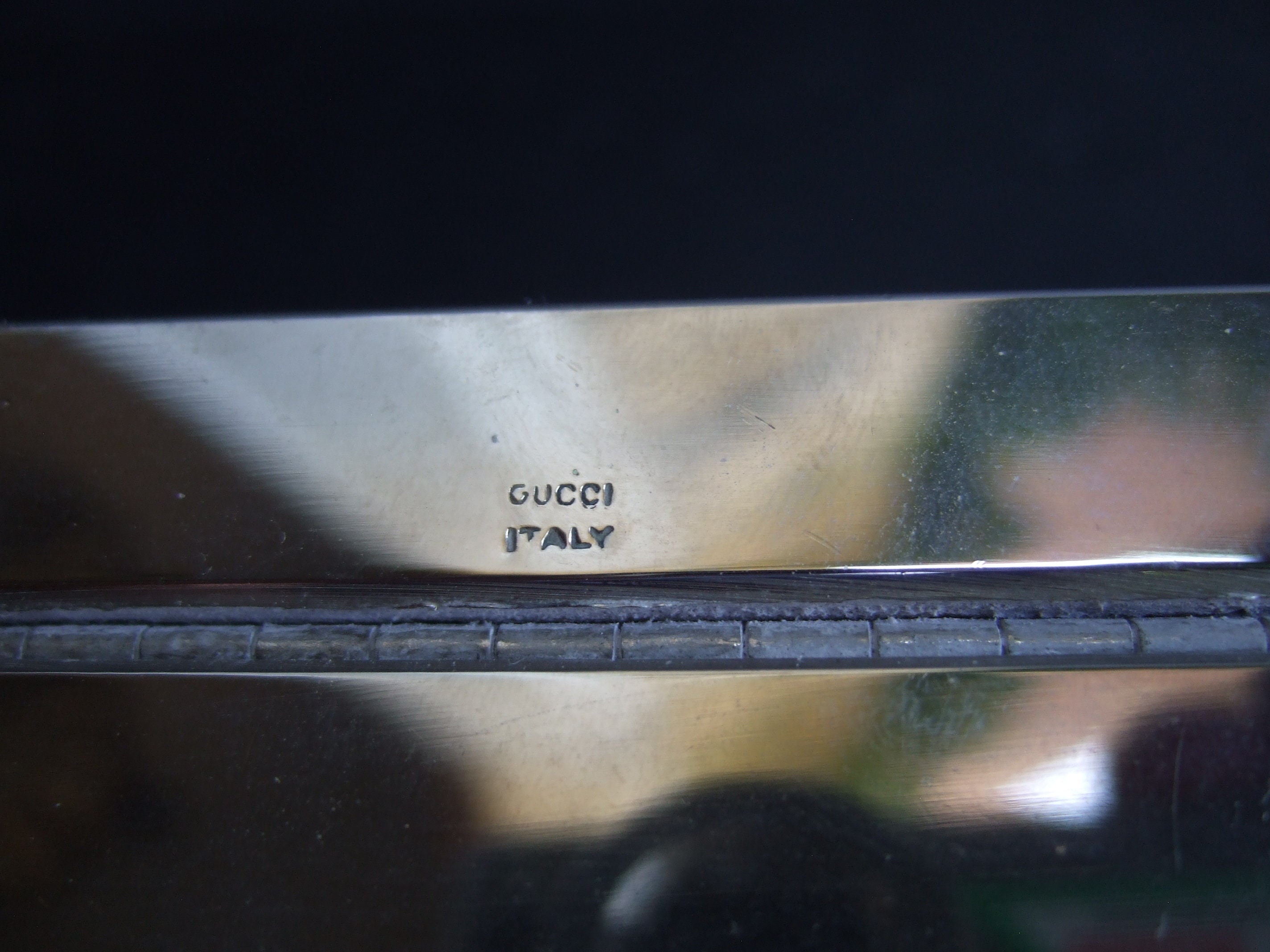 置物 GUCCI ITALY Authentic GUCCI LOGO W Hook Carabiner Key Holder Key Holder