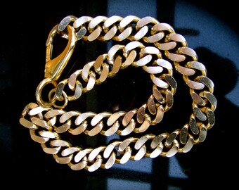Vintage  Accesorcraft Cuban Link Chunky Chain Belt Similar Items to Gold Tone Cuban Link Chain Belt 46 main image 4